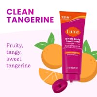 Image of Lume Whole Body Deodorant Plus Sweat Control - Smooth Cream Tube - 72 Hour Odor And Sweat Control - Baking Soda Free, Skin Loving - 3.0 ounce (Clean Tangerine)