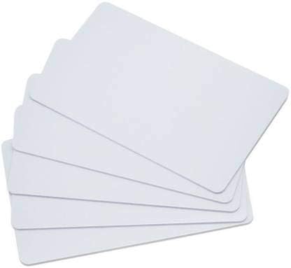 HELLARO White PVC ID Cards for Inkjet Printers - (Aadhar Card, College ID, Gate Pass, etc) (Set of 100 Cards) 1