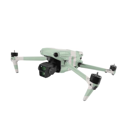 Image of MightySkins Skin Compatible with DJI Air 3 - Mint Stripes | Protective, Durable, and Unique Vinyl Decal wrap Cover | Easy to Apply, Remove, and Change Styles