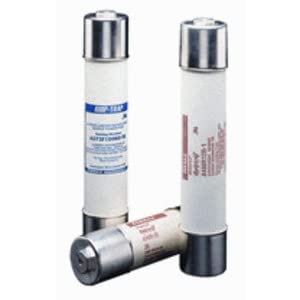 Mersen A480R9R Amp-Trap Motor Protection R-Rated Ferrule Mounted Fuse with Hookeye, 4.8kV, 50kA, 9 Ampere, 3" Diameter x 16-1/8" Length