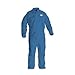 KleenGuard A60 Elastic-Cuff, Ankle & Back Coveralls, Blue, Large, 24/Case