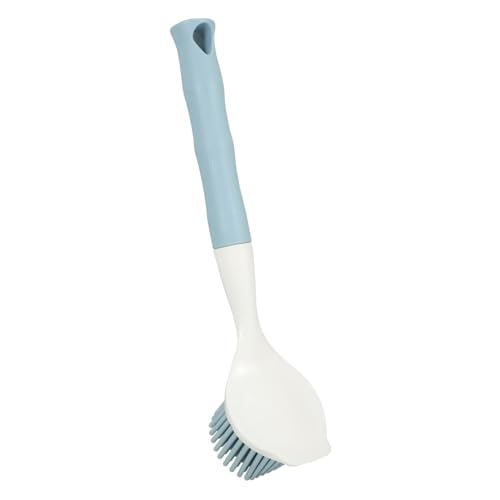 GRIRIW Brosse De Nettoyage De Cuisine à Et Non Rayante pour Vaisselle Et Casseroles Pratique Et Ergonomique Couleur Bleue