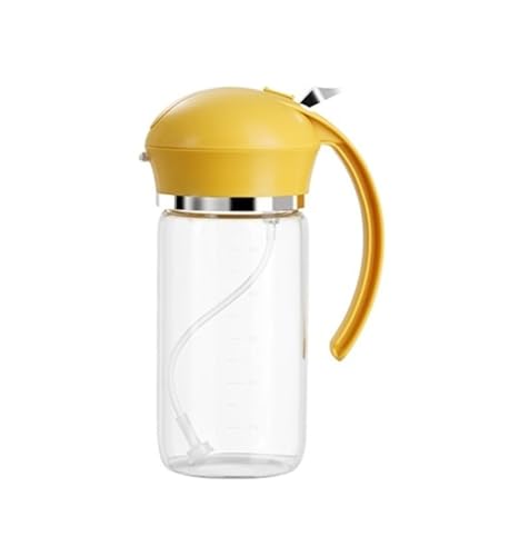 CVdrtyED Moderna Aceitera Antigoteo Juego De 2 Pulverizadores Aceite Oliva En 1 For Cocinar, Freír, Ensaladas Y Asar A La Parrilla Rellenable Viaje(Yellow)