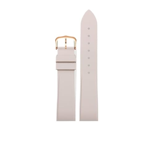 Bracelet de montre FKM à dégagement rapide de 17.5mm adapté pour Cartier Santos Dumont WSSA0022