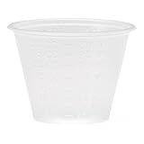 Graduated Plastic Medicine Cup, 30 mL, Graduated in mL and cc,100,Sleeve,DYND90000Z