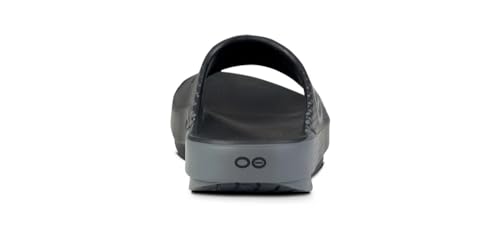image for OOFOS OOahh Slide, Black Matrix - Men’s Size 6, Women’s Size 8 - L