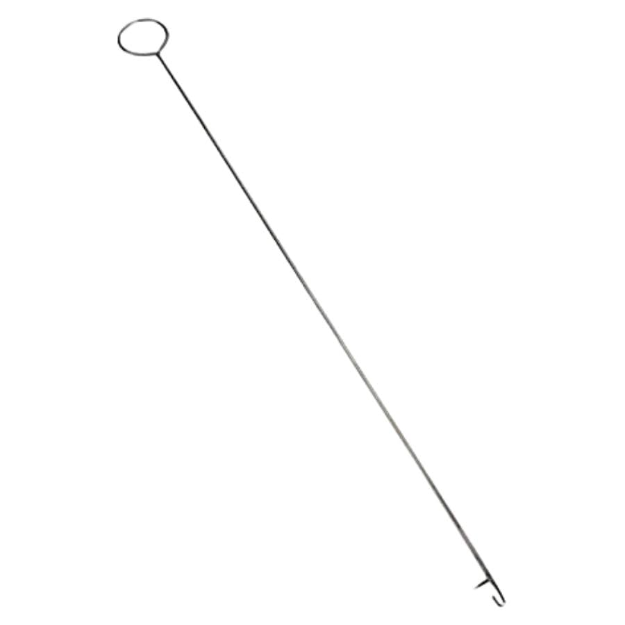 Loop Turner Hook, Stainless Steel Hook with Latch for Grip, Sewing Tool for Turning Bias Tubing, Belts Strips, Sewing Accessories, 10.4Inch Long, Pack of 1-image-33