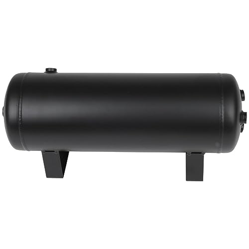 STAYTOP 1.5 Gallon (6 Liter) 6 Port Air Compressor Tank 150 PSI Replacement for Air Ride Suspension Car Train Horn