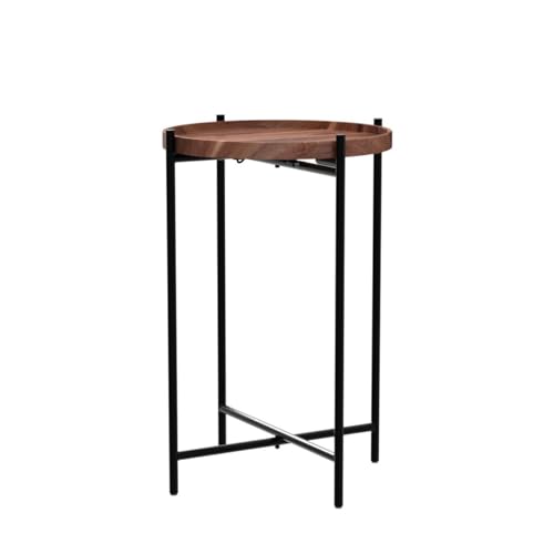 Birdrock Home Folding Side Table With Removable Wood Tray thumb #4