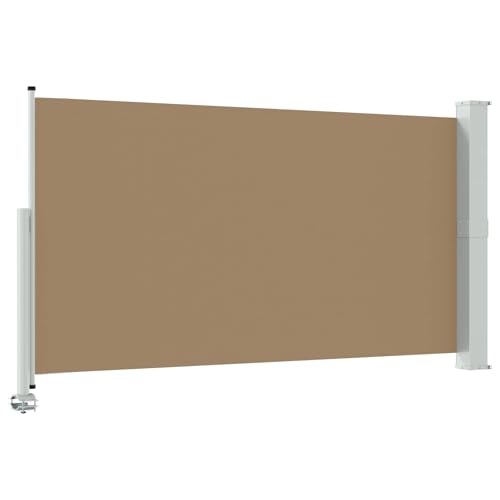 Auvent latéral rétractable extensible de 300 cm avec cadre en fer peint