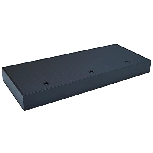 aquacando Aquarium Abdeckung 150x50cm (ohne Leuchtbalken) Farbe Uni-schwarz (Standarddekor) Cover