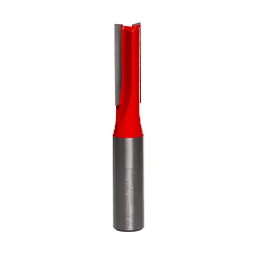 Image of Freud 12-113: 7 /16 inch (Dia.) Double Flute Straight Bit with 1 /2 inch Shank