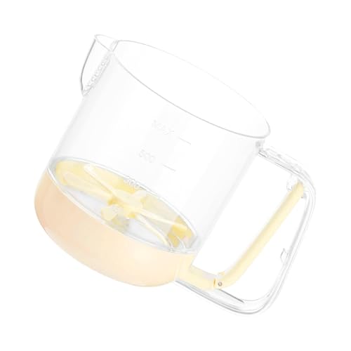 Bwuikim Batidora de mano de alta capacidad con diseño resistente al calor de PC + ABS y graduaciones precisas para cocina profesional, tazón de mezcla de gran capacidad con báscula Bwuikim Batidora de mano de alta capacidad con diseño resistente al calor de PC + ABS y graduaciones precisas para cocina profesional, tazón de mezcla de gran capacidad con báscula