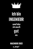 Kalender 2022 für Ingenieure / Ingenieur: Wochenplaner / Tagebuch / Journal für das ganze Jahr: Platz für Notizen, Planung / Planungen / Planer, Erinnerungen und Sprüche
