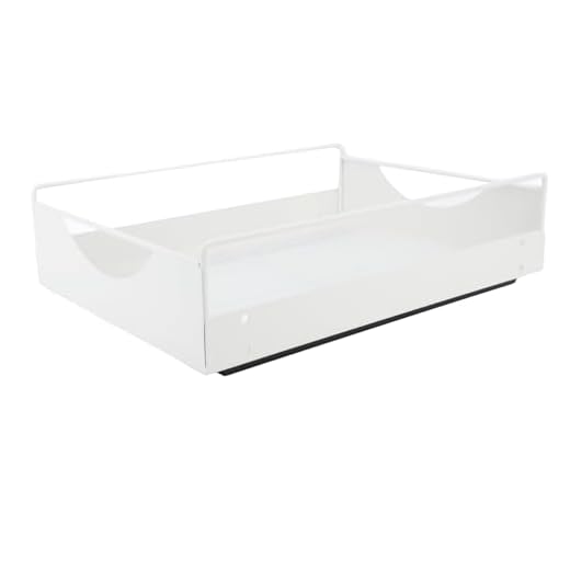 Organizador de armarios extraíbles, cajones extraíbles para armarios de Cocina, organizadores extraíbles para Debajo del Fregadero, Armario Deslizante para baño (White)