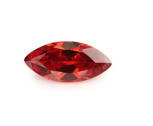 Grenat rouge oxyde de zirconium en vrac lot de 5 pour remplacer une pierre perdue sur bague