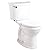 American Standard 211BA.004.020 Champion Pro 1.6 GPF 2-Piece Round Front Toilet with 12-in Rough-in, White