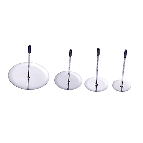 COLLBATH 4pièces Kit Pâtisserie Acier Inoxydable avec Ongles à Fleurs Cake Flower Nail Aiguilles pour Décoration Gâteau Et Accessoires Pâtisserie avec Lifter pour Transfert Facile des Fleur