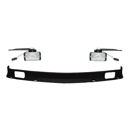 Front Bumper Lower Valance w/Fog Lights Fit for Chevy GGMMCC C/K 1500 2500 3500 1988-2000 GM1092196 15607502 GM2593106 GM2592106