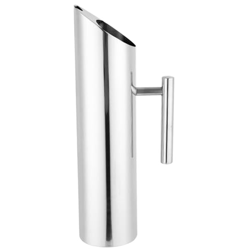 Lanzadora de acero inoxidable 2L 9x36in Jatcher de agua de metal a prueba de fugas a prueba de fugas con mango hueco de agua resistente los rasguños de de de fácil de lavar metal