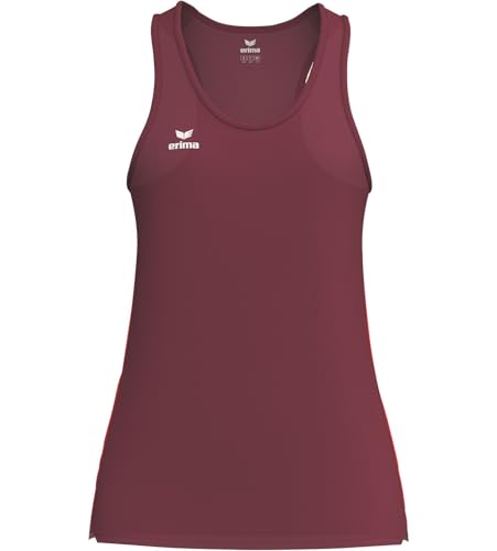 Débardeur léger Erima T&F Wings bordeaux taille 44 pour femme athlétique