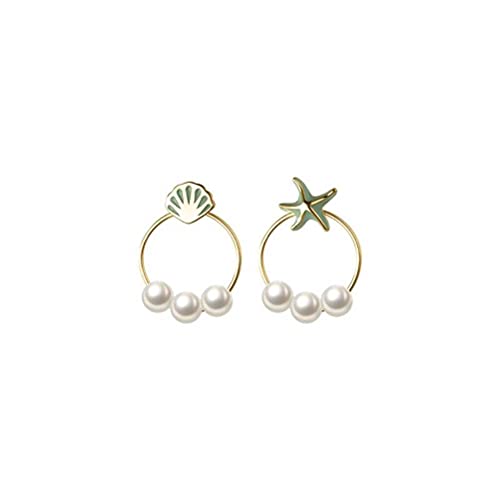 Boucles d'oreilles étoile de mer S925 idée cadeau anniversaire