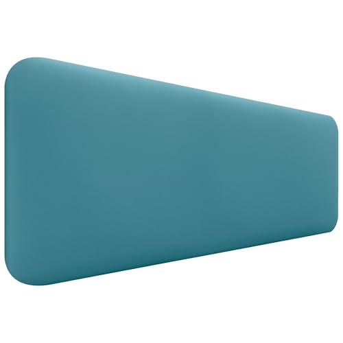 DHOME Cabecero Tapizado Liso Redondeado