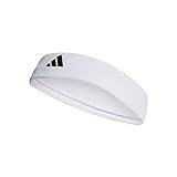Adidas Unisex Headband Tennis Headband, White/Black, HT3908, OSFM