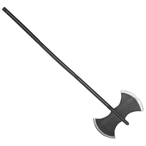 BESPORTBLE Simulation De Double Face Ninja Faux Jeu Halloween Costume Faucilles Jouets Double Face Accessoire Lanceur Haches Plastique Noir