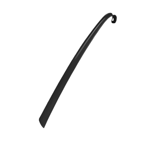 Calzador largo | Calzadores fáciles de llevar, calzadores de 16.7 pulgadas, levantador de botas, ayudante de uso para hombres, mujeres y niños, NEGRO, Refer to description