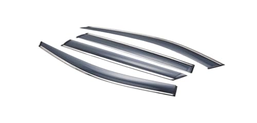 Déflecteur de protection contre la pluie Freelander 2 ensemble pare-soleil fenêtre plastique