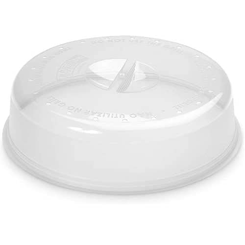 CABLEPELADO Tapa para Microondas con Salida de Vapor, Tapa microondas Libre bpa, Tapadera Calentar Comida, Tapa Protectora para Microondas, Libre de BPA, 24 cm diámetro x 7 cm Altura