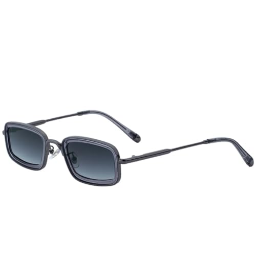 Lunettes de soleil carrées MUTYNE en métal pour femmes et hommes avec protection totale UV400