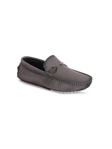Image of AADI Men's Suede Leather Outdoor Casual Loafer Shoes