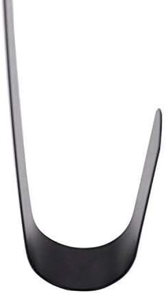 Sattiyrch 15" Wreath Hanger for Front Door Christmas Decoration Metal Over The Door Single Hook, Black(1)