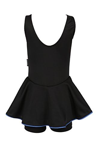 ZIUM Girls 2 Way Stretchable Poly-Jersey Digital Printed Swimsuit for Girls Frock Style 2