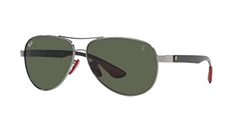 Image of Ray-Ban womens Rb8331m Scuderia Ferrari Collection Aviator Sunglasses