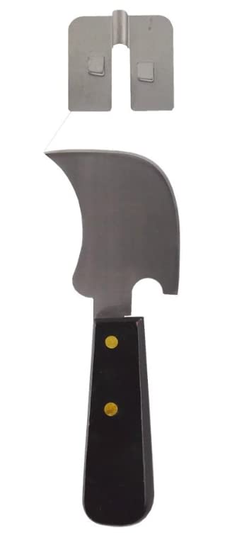 ZY319 Quarter Moon Knife Groove Vinyl Floor Sciving Leather Cut Trimming Knife black handle and Weld Seam Guide Vinyl Weld Kit