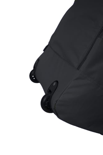 Image of New Cabin Approved Lightweight Cabin Luggage, 50x35x20cm Carry On Suitcase with Wheels. The Perfect Size Cabin Suitcase for Ryanair, Easyjet, British Airways, Jet2 and More, 1 X Black - Design 2, M