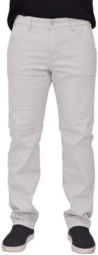 Calça Reta Masculina Sarja Chino Alfaiataria Sport Fino Malloy