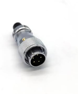 WS16 5pin Industrial Connector, 5core Male Power Cable Automotive Waterproof Connector 5wire Solder Plug