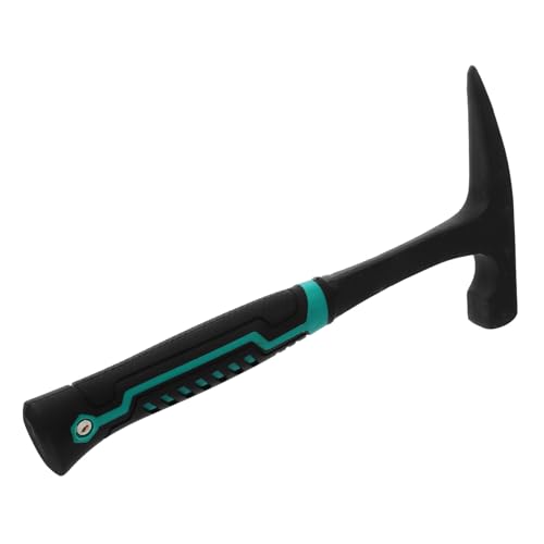 SOESFOUFU Martello Geologico Doppia Testa con Punta Affilata e Testa Acciaio Carbonio Strumento Ergonomico per Esplorazione Rocce e Rottura Campioni Leggero e Compatto per Lavori Geologici