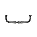 Deltana PCT400U10B 4-Inch Center to Center Solid Brass Traditional Wire Pull