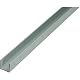 Alu-U-Profile Alberts 471965 U-Profil aus Aluminium, silberfarbig