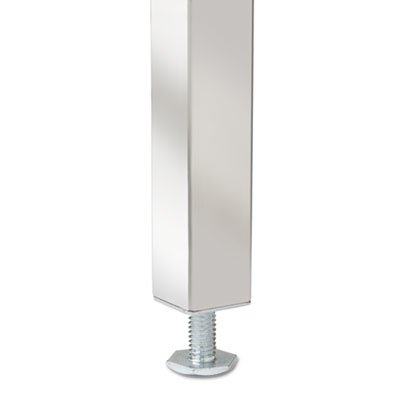 Alera Double Pedestal Desk - Rectangle - 4 Legs - 5 Drawers - 2 Pedestals - 60 X 30 X 29.5 - Steel, Aluminum, Steel - Black Base, Walnut Top #TOP3