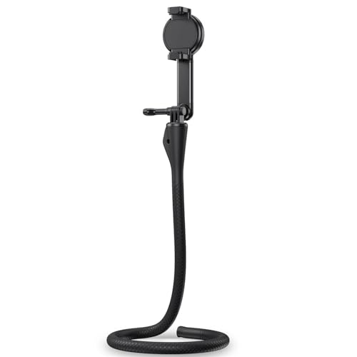 Support de téléphone magnétique flexible col de cygne avec fixation gravité