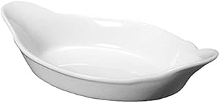 Royal Genware Oval Eared Dish 28cm | White Dish, Porcelain Dish | Commercial Quality Tableware by Royal Genware