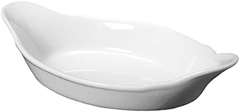 Royal Genware Oval Eared Dish 28cm | White Dish, Porcelain Dish | Commercial Quality Tableware by Royal Genware