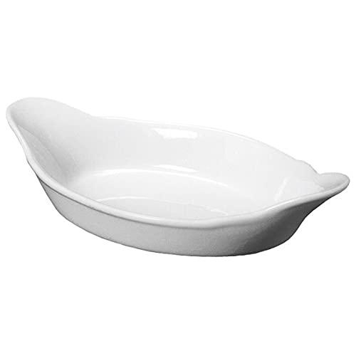 Genware White Royal Oval Eared Dish 28Cm | Dish, Porcelain Dish | Commercial Quality Tableware By Royal