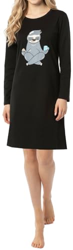 Chemise de nuit pour fille avec hiboux imprimé In One Clothing